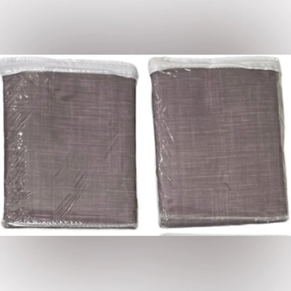 Sun Zero Lichtenberg Curtains Black Out Grommet Top Plum Size 40 X 94